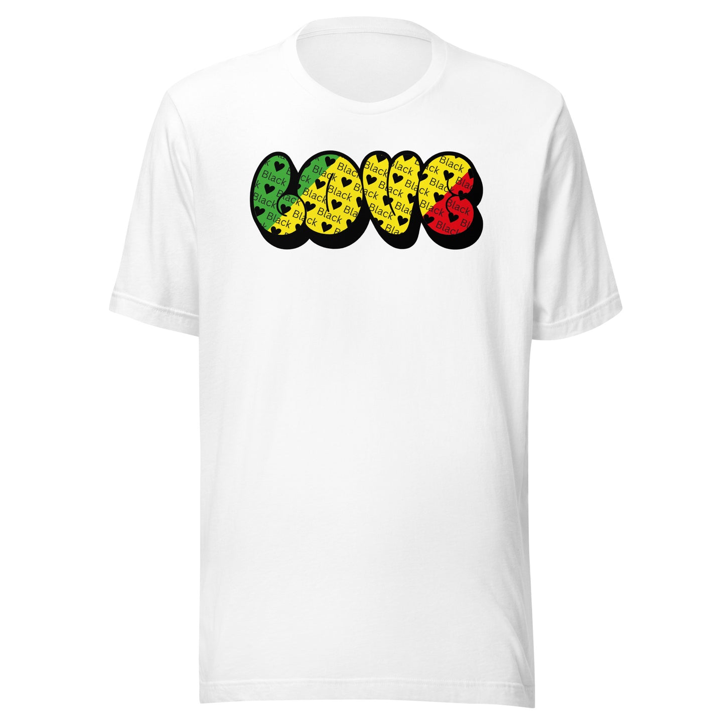 Black Love Letters Pan-African Women's T-Shirt