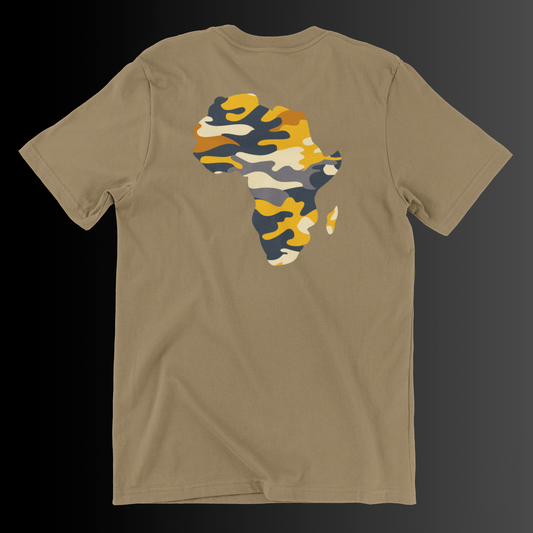 Africa Camo Yellow Men's T-Shirt